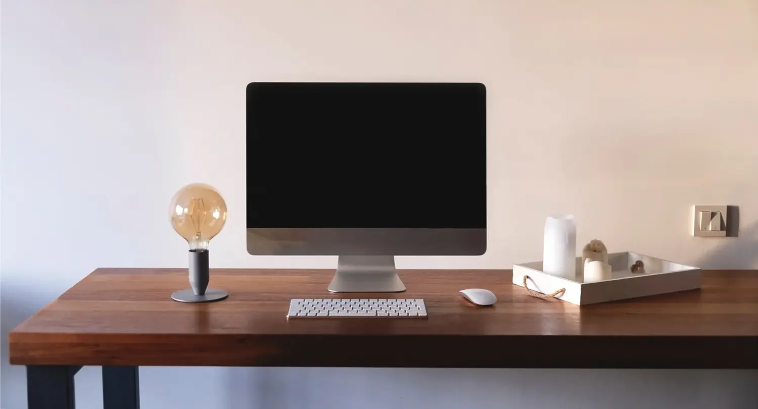 Photo of home work space